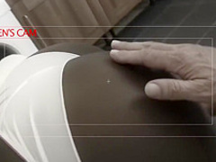 Big booty ebony riding two cocks