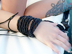 Gia DiMarco  Ash Hollywood in Ash Hollywood Electrofucked In Piledriver - Electrosluts