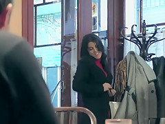 ana marco fucks in a museum