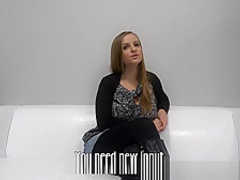 Czech teen getting her milk jugs creamed