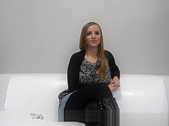 Czech teen getting her milk jugs creamed