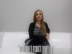 Czech teen getting her milk jugs creamed