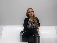 Czech teen getting her milk jugs creamed