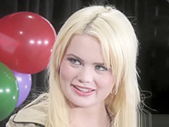 Hot blonde at school reunion fucks a former lover