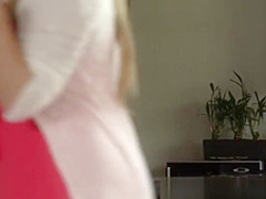 Lovely Lezley Zen gets with Dee Dee to share cock