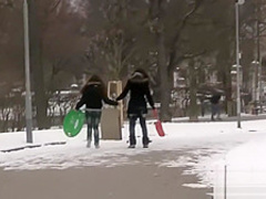 Tess and Anita pleasure their orgasmic pussies