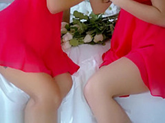 Lily Adams and Uma Jolie Teen Lesbian Sensuality