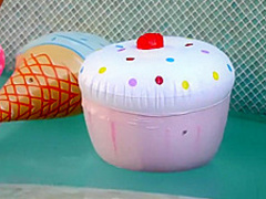 When Girls play -Poolside threesome with Abigail Mac, Ariana Marie, Nicole