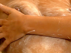 Marie loves touching herself in the shower