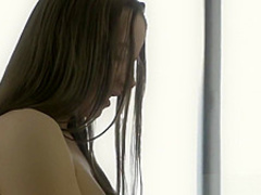 I Fucked Her Finally - Horny lesbians invite a guy to the party