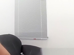 Slave Chokes Herself to Anal Orgasm