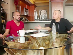 Gorgeous Sydney Cole gets double teamed by Bruno and friend