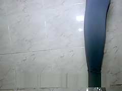 Hotel Service Girl On Asian Balcony