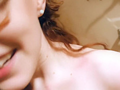 naughty-hotties.net - curly redhead public fitting room quickie
