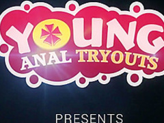 Young Anal Tryouts - Blonde hottie takes a hard cock into her mouth