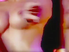 Girl stripping in the club