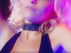 Girl stripping in the club