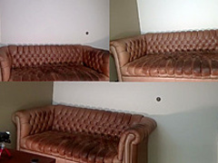 Amber takes a huge load on my casting couch