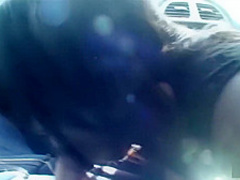 Car blowjob from an amateur