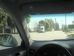 Car blowjob from an amateur