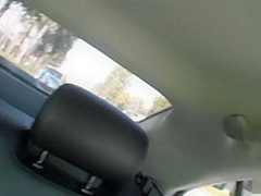 Car blowjob from an amateur