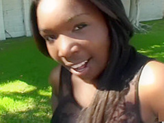 Car blowjob from an amateur