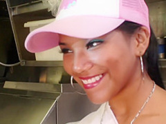 Assfucked in her own food truck