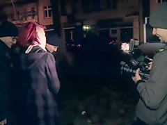 German babe fucking with strangers