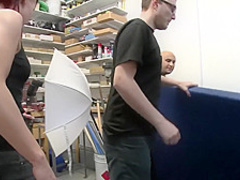 German babe fucking with strangers