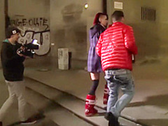 German babe fucking with strangers