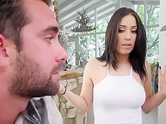 Big Booty Latina Teases and Fucks Big Cock