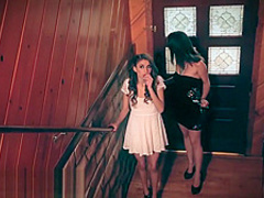 Virgin Step-Sisters 3Way with Rockstar