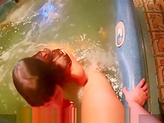 Fucking Glasses - Fucked in a sauna