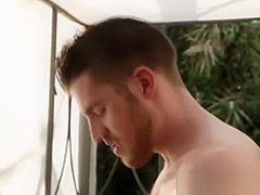 Teen doggystyled and jizzed