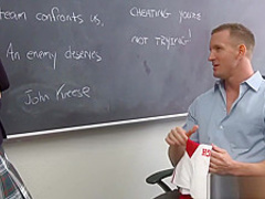 Cum faced teenager nailed