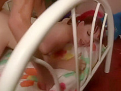 Sexy redhead gets a huge donger