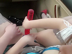 FUN MOVIES Sexy Amateur Teen in the car