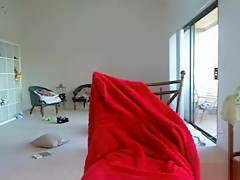 Oiled up webcam chick teasing on webcam