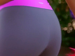 White Cheerleader Lick's Her Black Friend's Butt