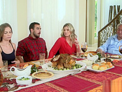 Moms Bang Teen - Naughty Family Thanksgiving