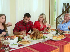 Moms Bang Teen - Naughty Family Thanksgiving