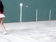 She is better at penis than tennis