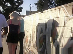 Pale blonde wants a large black erection inside her