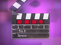 Blindfolded brunette shared by couple