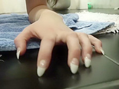 My step sister with big tits fucks grand dad gives him titjob and handjob