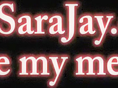 Sara Jay Sucks Cock in the Closet