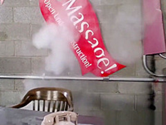 Cute girl massaged before a doggystyle plowing