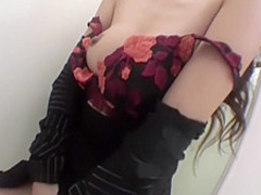 Businesswoman barely makes it past the door