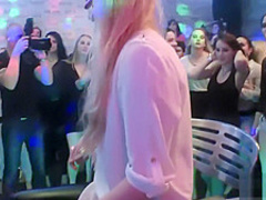 Party girls display their amazing skills