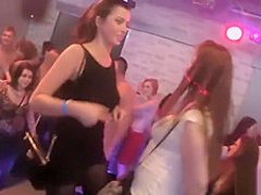 Party girls display their amazing skills